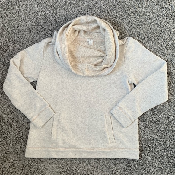 J. Crew Tops - J Crew Cowl Neck Sweatshirt